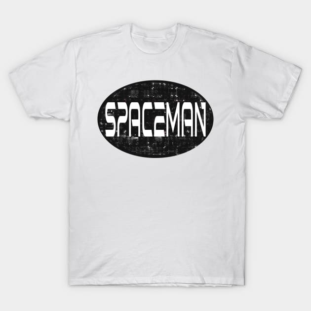 Planet X Spaceman Logo Science Fiction Sci fi T-Shirt by PlanetMonkey